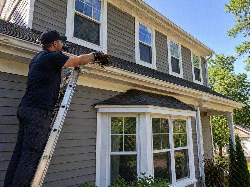 Gutter Pine Needle Removal in Arvada, CO